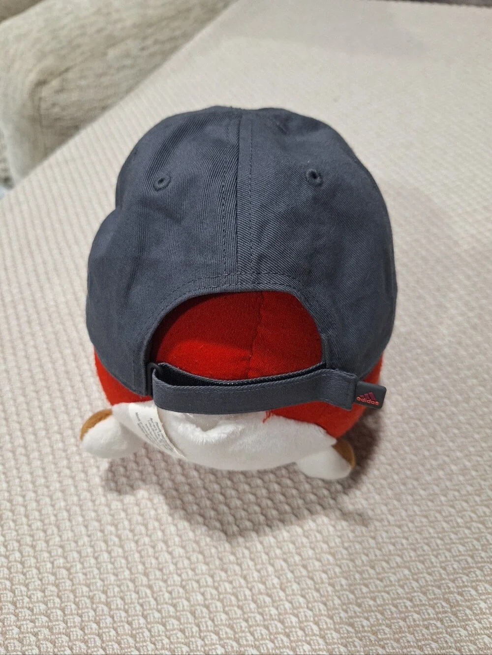 adidas Navy Cap with Red Embroidered Logo